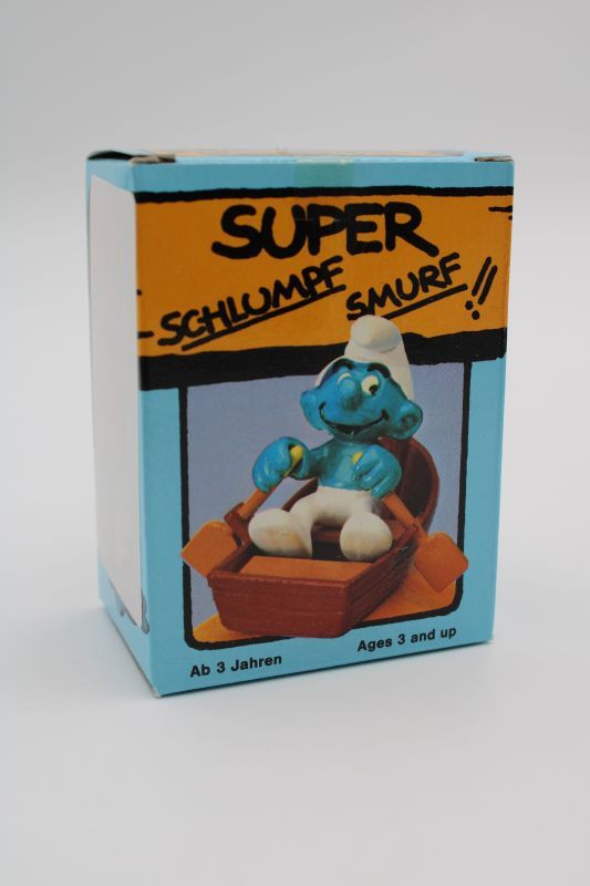 Schleich Super Smurf: Smurf in Roeiboot