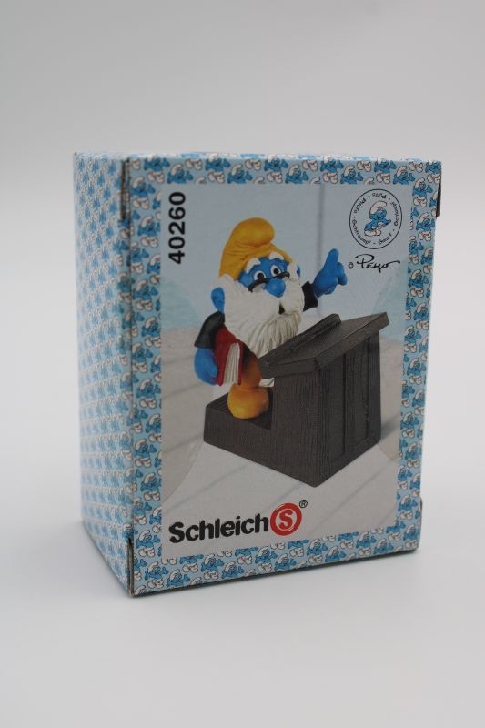 Schleich Super Smurf: Opa Smurf  Schooldirecteur