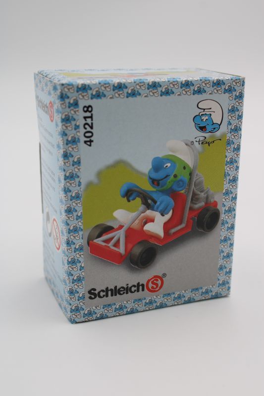 Schleich Super Smurf: Go Cart Smurf