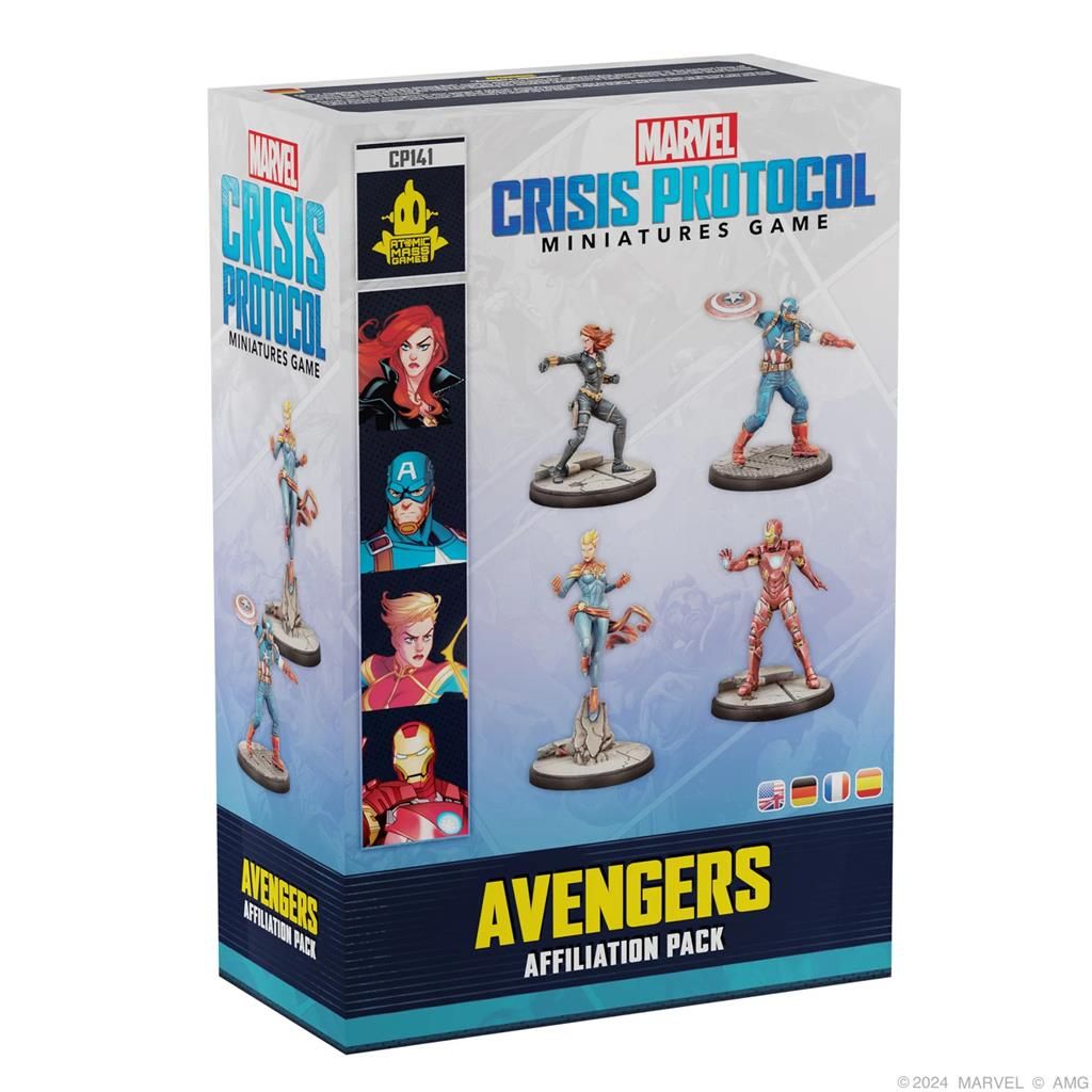 Miniatures Game, Avengers Affiliation Pack, Marvel Crisis Protocol