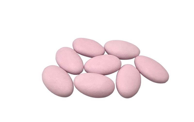Suikerbonen - licht roos mat 55% - Papa Chocolat