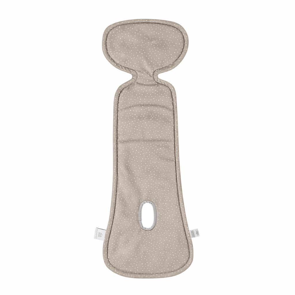 Bamboo 3D anti-sweat car seat insert Stones taupe - 0-13 kg