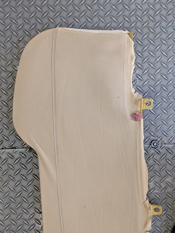 FERRARI  456M REAR DECK TRIM ON LEATHER CREAM