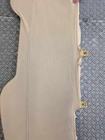 FERRARI  456M REAR DECK TRIM ON LEATHER CREAM