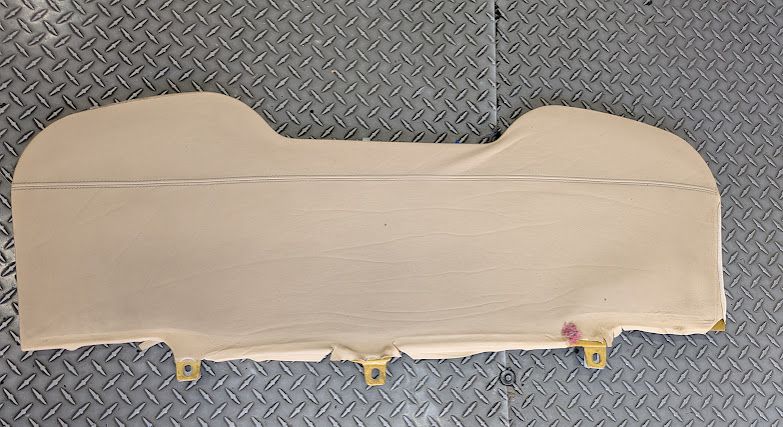 FERRARI  456M REAR DECK TRIM ON LEATHER CREAM
