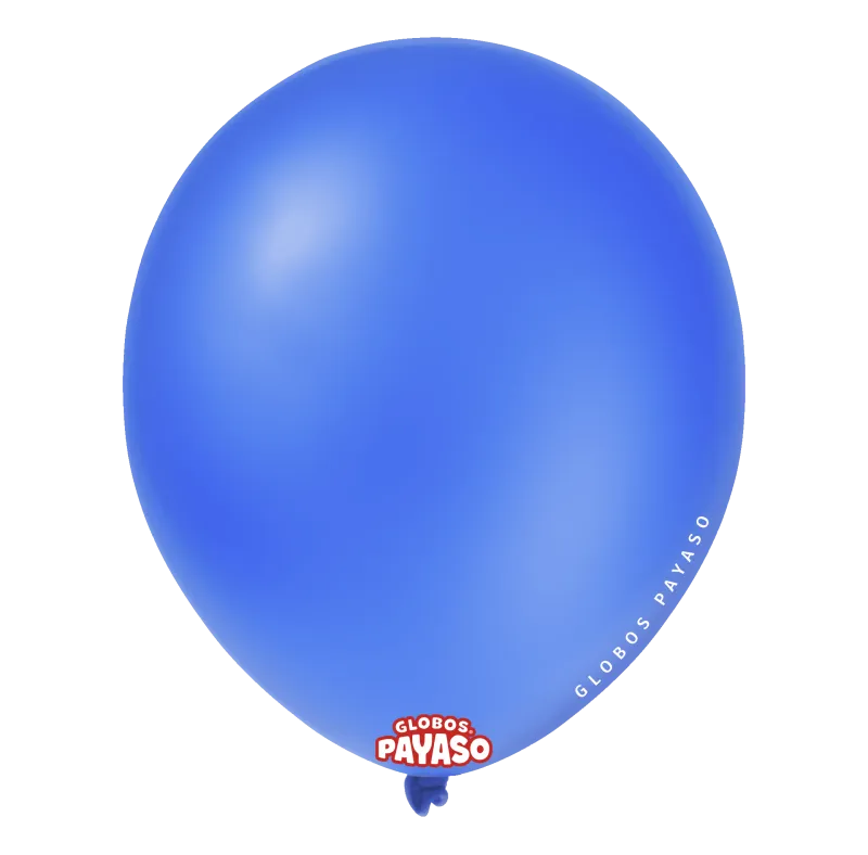 Globos Payaso 16" Royal Blue  (50 Per Bag)