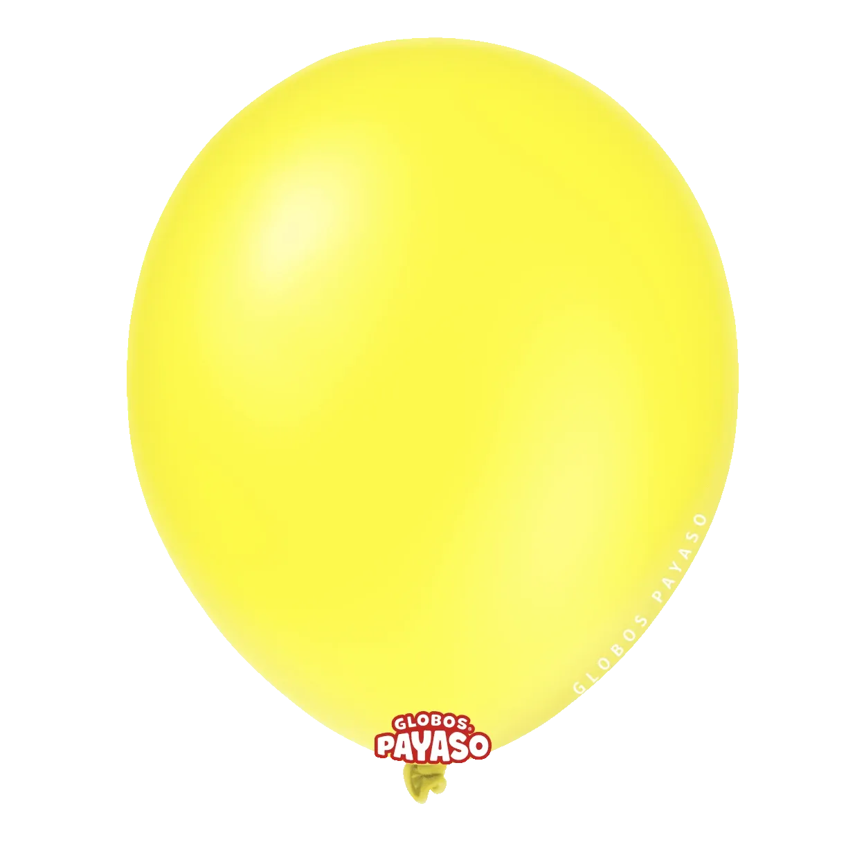 Globos Payaso 5" Pastel Designer Yellow (100 Per Bag)