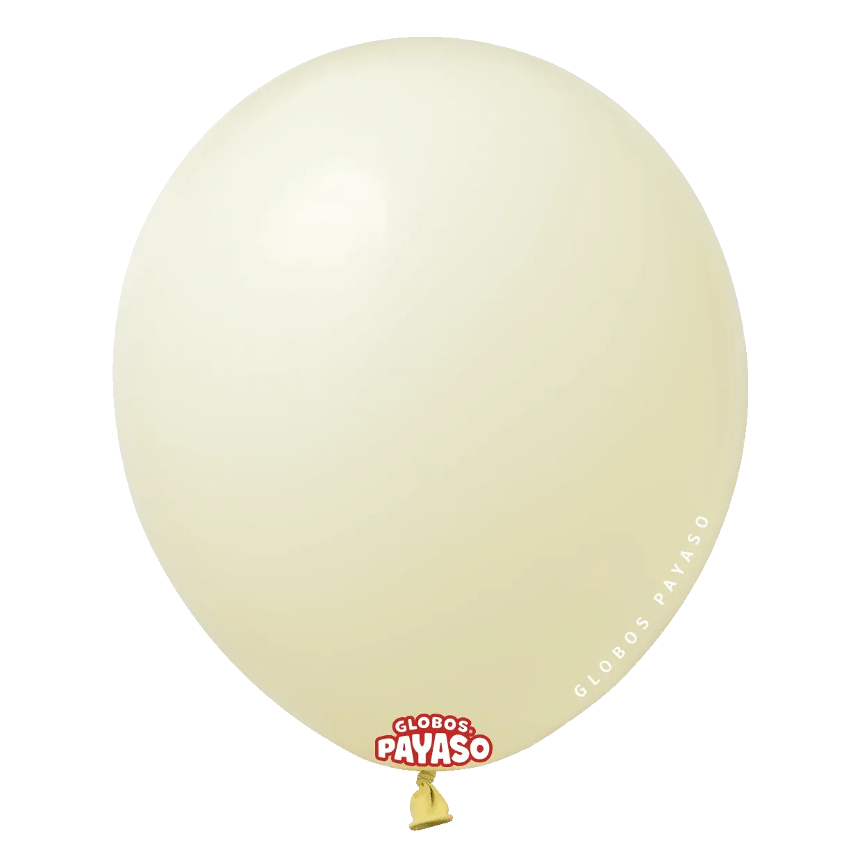 Globos Payaso 16" Macaroon Matte Vanilla Yellow (50 Per Bag)