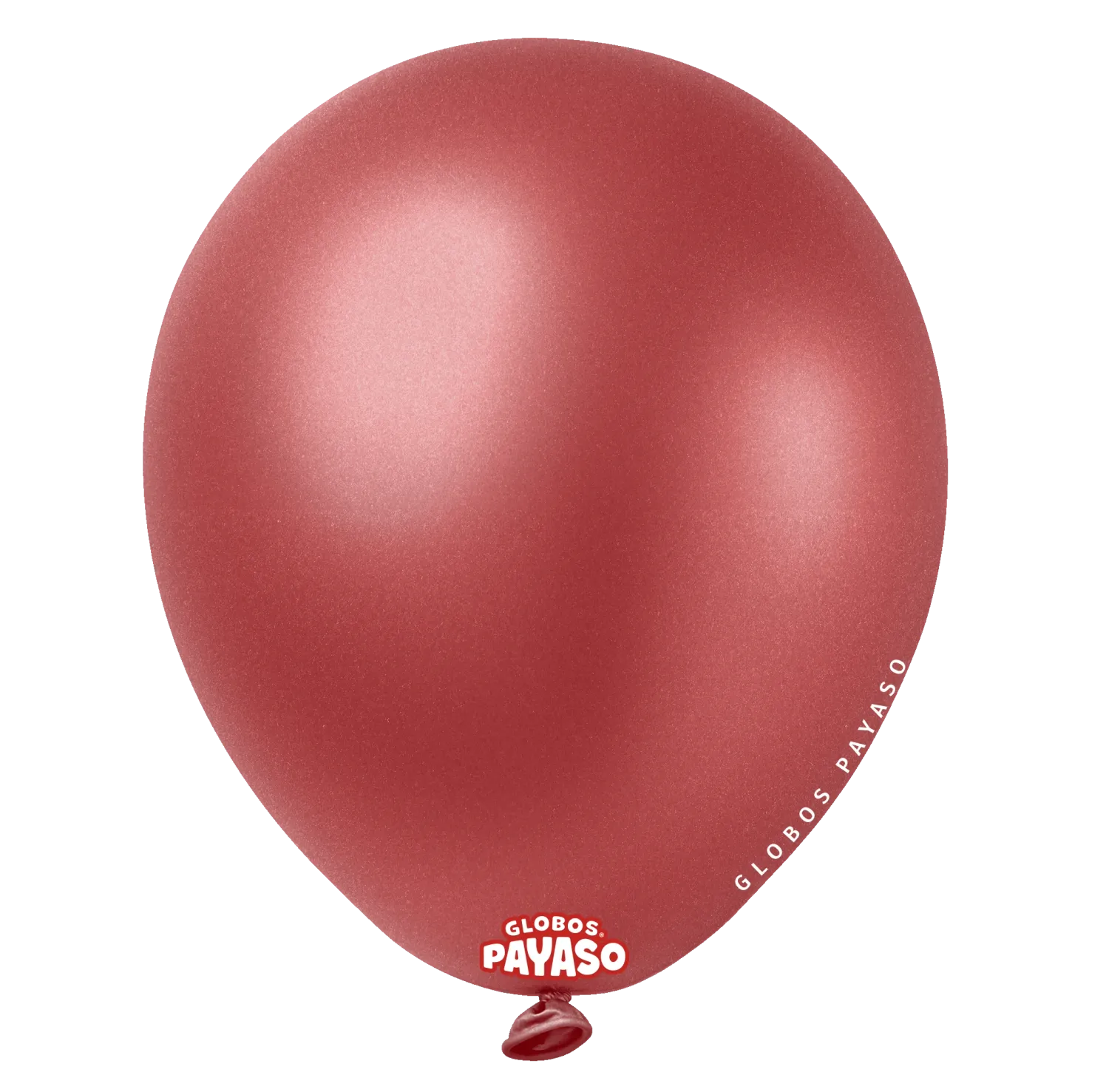 Globos Payaso 5" Metallic Cherry Red  (100 Per Bag)