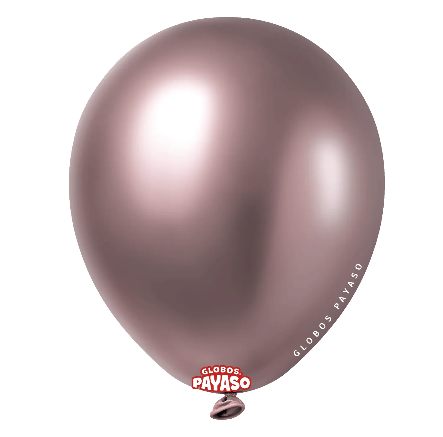 Globos Payaso 5" Platinum Reflex Rose Gold (100 Per Bag)
