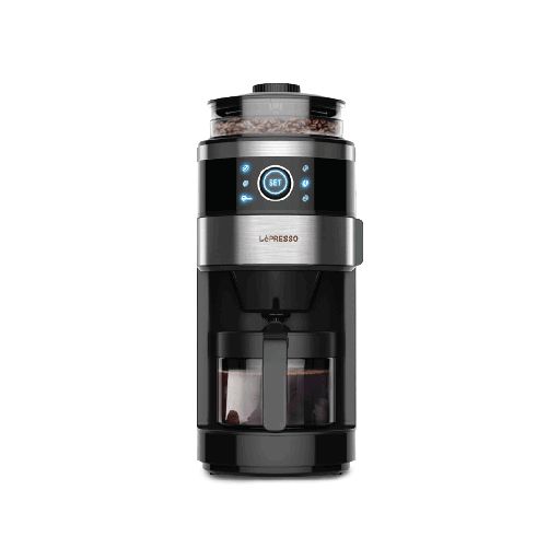 مطحنة حبوب قهوة ليبريسو، ماكينة تحضير القهوة، إبريق زجاجي سعة 6 أكواب