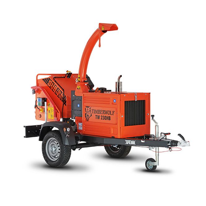 Timberwolf TW 230HB Diesel Wood Chipper. Timberwolf TW 230HB Diesel Wood Chipper.