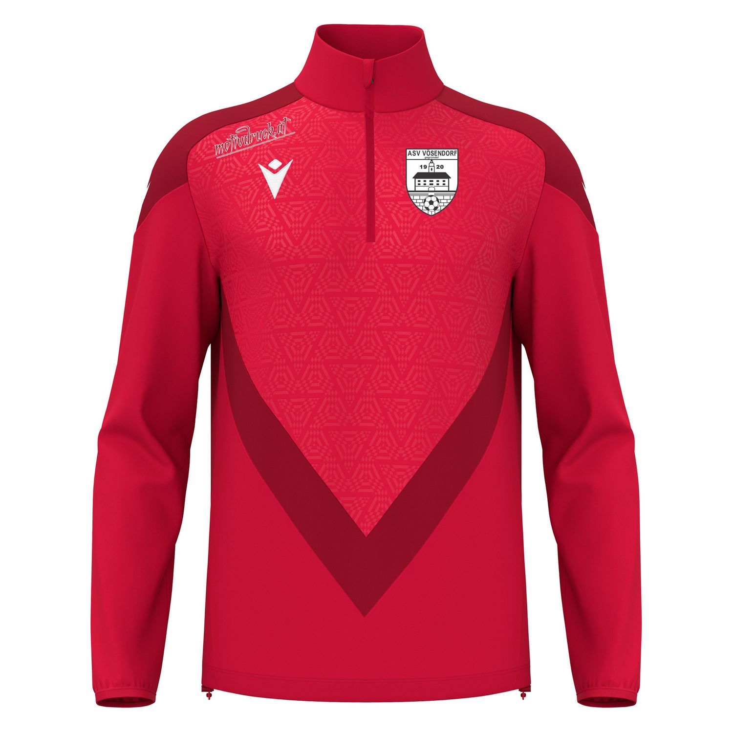 ASV Vösendorf - Klubpulli kurz Zipp m. Wappen ASV Vösendorf - Klubpulli kurz Zipp m. Wappen