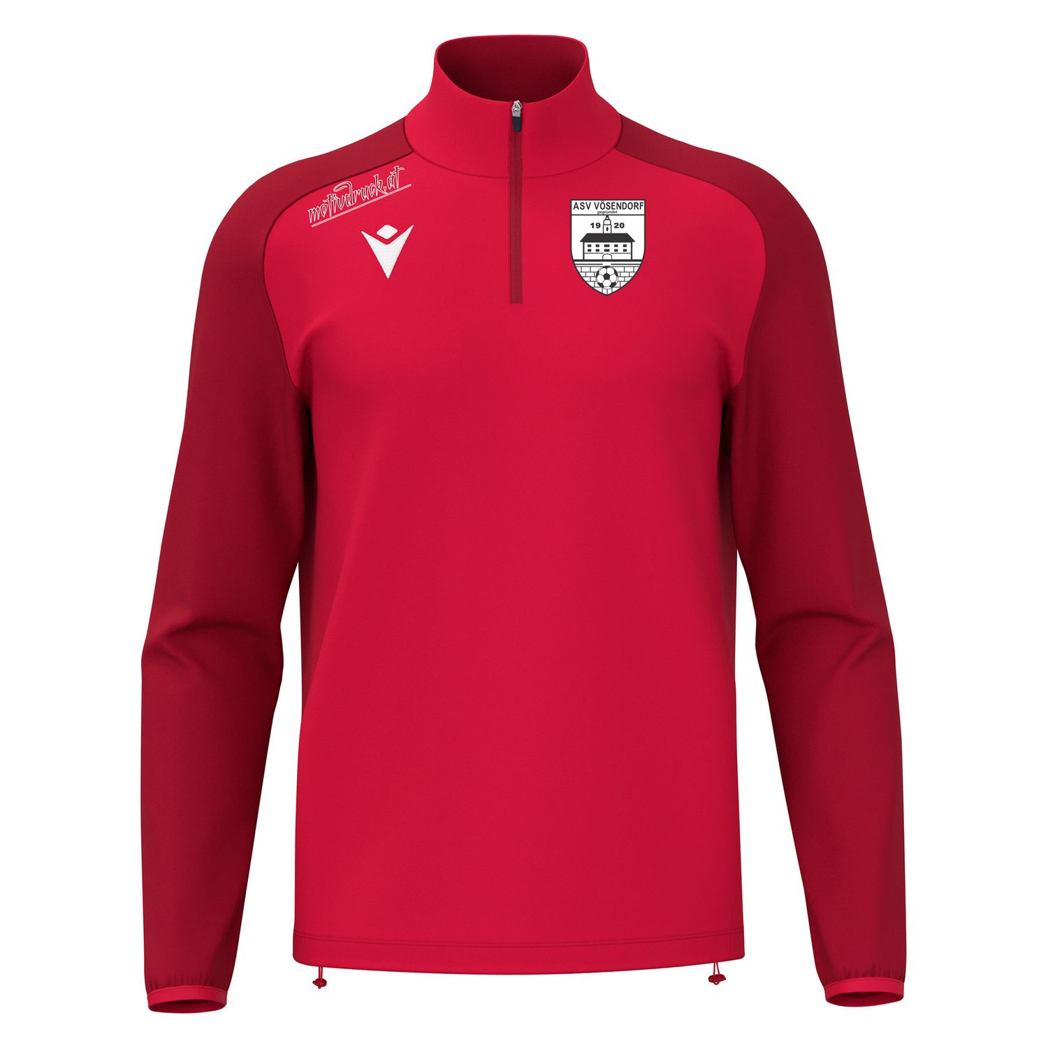 ASV Vösendorf - Klubpulli ISEN kurz Zipp m. Wappen ASV Vösendorf - Klubpulli ISEN kurz Zipp m. Wappen