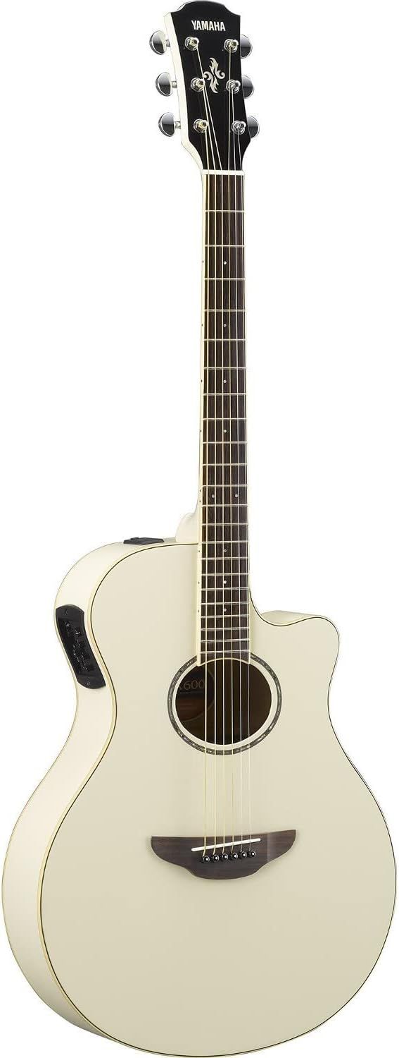 Yamaha APX600 Acoustic Electric Guitar - Vintage White Yamaha APX600 Acoustic Electric Guitar - Vintage White