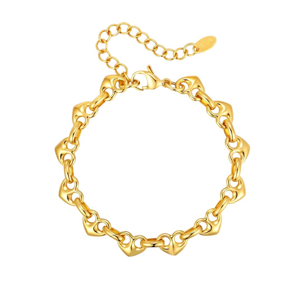 Gaia - Edelstahl Armband/17+5 cm