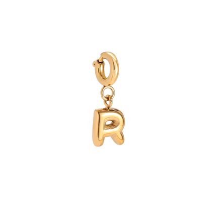 Bubble Letter Charm - R