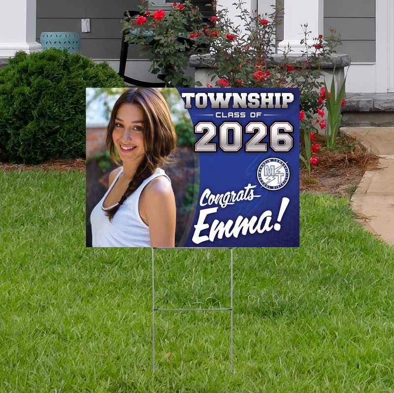Manheim Township Class of 2026 Photo Yard Sign