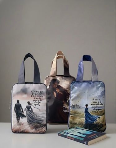 FUNDA PARA LIBROS ECO| INSPIRACIÓN CUMBRES BORRASCOSAS| LONA