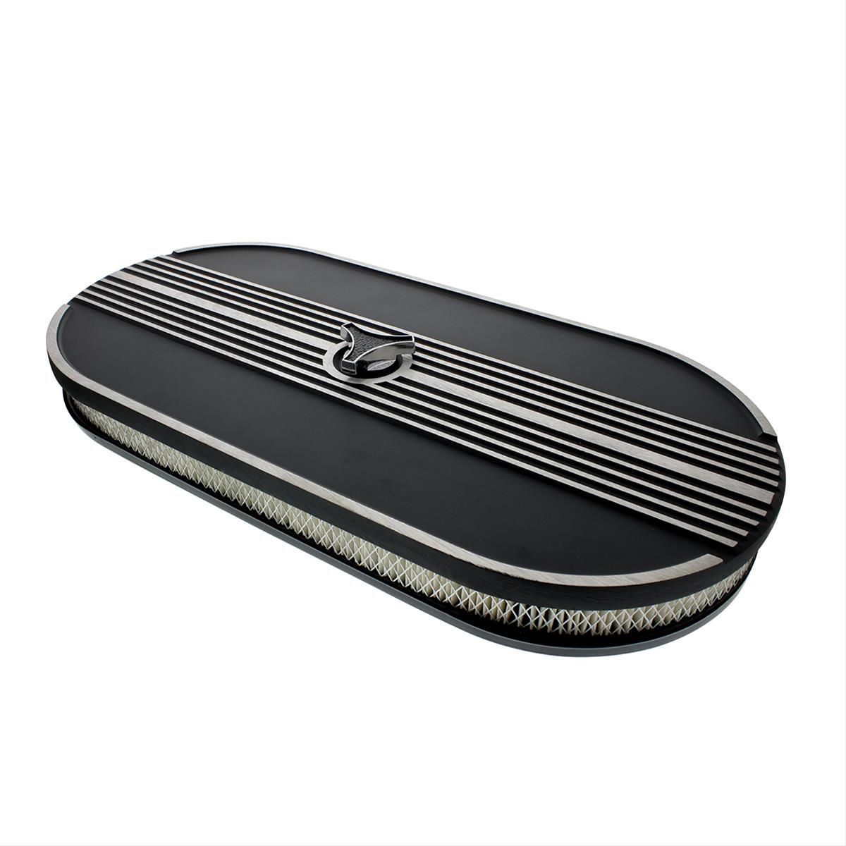 Aluminum Oval Air Cleaner for Single 4-Barrel Carburetor