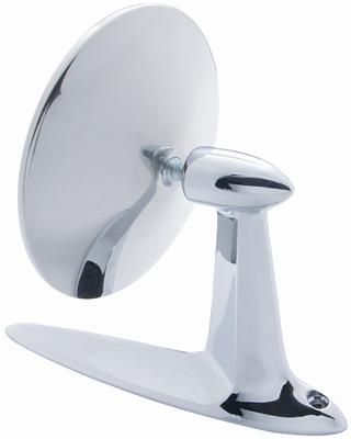 Exterior Rear View Mirror with Convex Glass for 1955-1957 Chevy Passenger Car