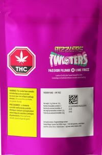 RIZZLERS - Lime FRizz + Passion Plunge Kief Coated Infused Pre-Rolls [4 x 0.5g Sativa)