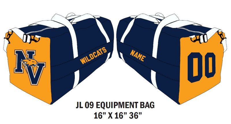 Neuqua Valley Wildcats Hockey Bag — Made in the USA