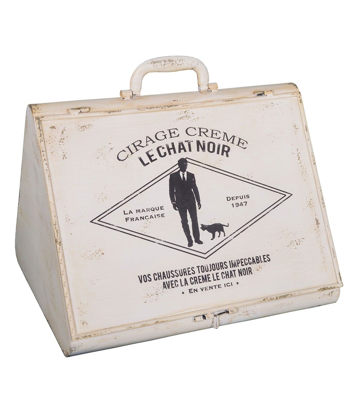 Boîte à cirage avec poignée