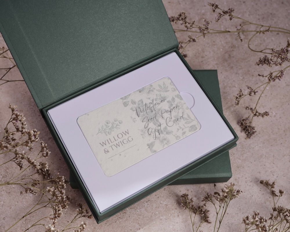 Wildflower Seeded Gift Card - Optional Physical Add-On (For Purchase With Digital Gift Card Only)