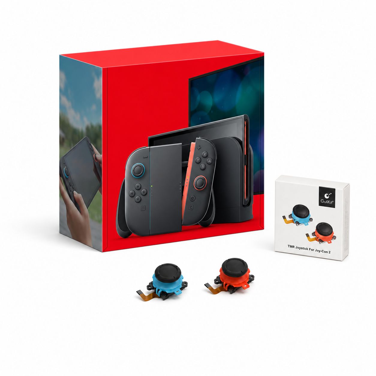 SWITCH 2 WITH GULIKIT TMR JOYSTICKS SWITCH 2 WITH GULIKIT TMR JOYSTICKS