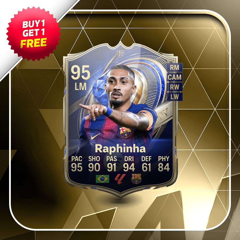 Raphinha 95 TOTY Card