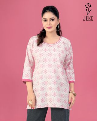 JEEL Short Kurti - Cotton