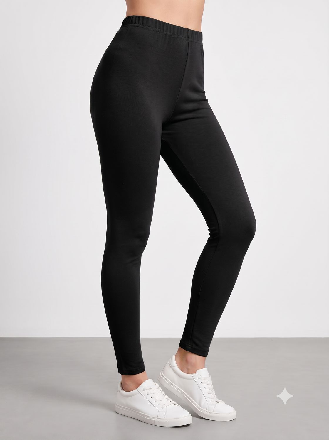 JEEL Cotton Leggings - Black