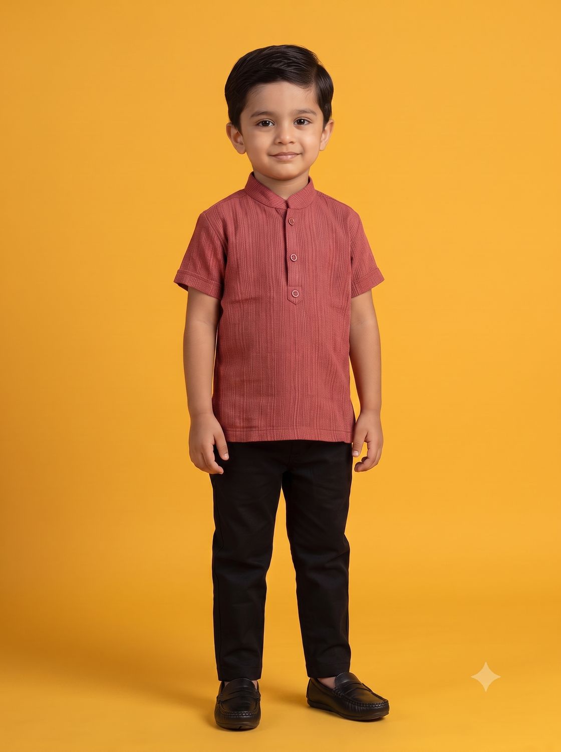 JEEL Boys Kurta - Maroon
