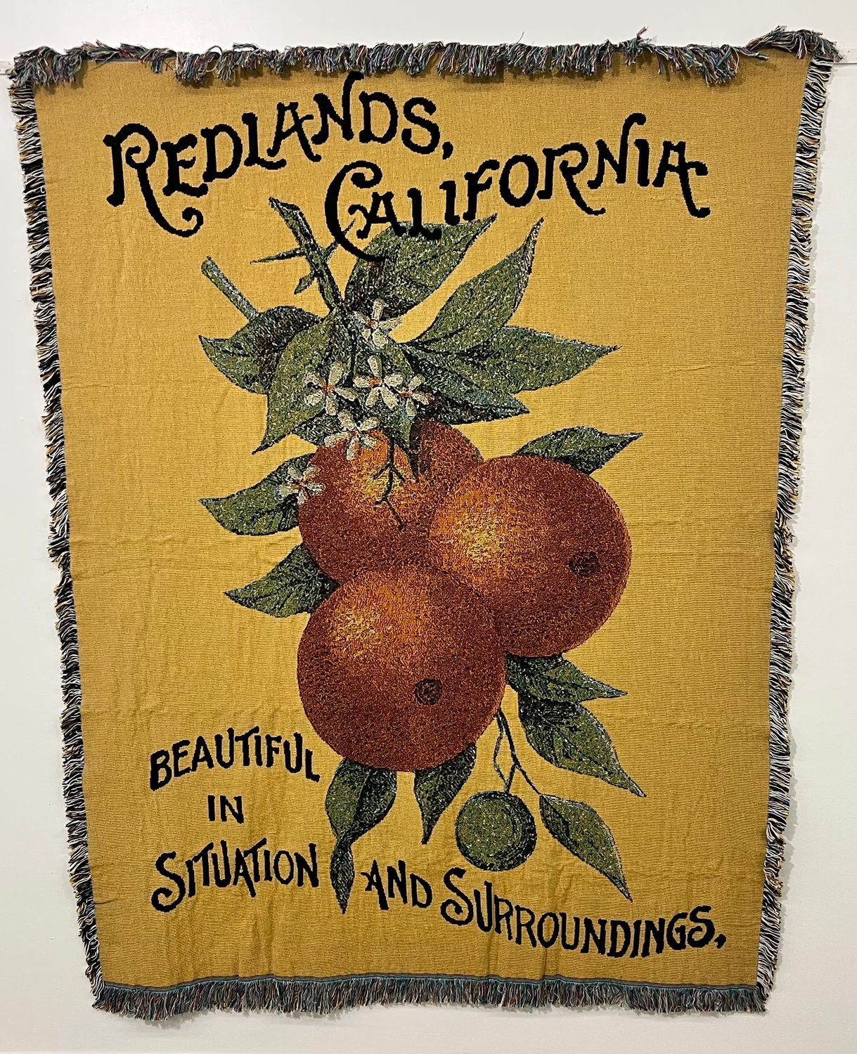 Redlands Orange Cluster Blanket
