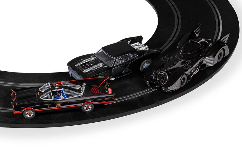 Scalextric C4575A Batmobile Ultimate Collection - Chromed Triple Car Pack Slot Cars
