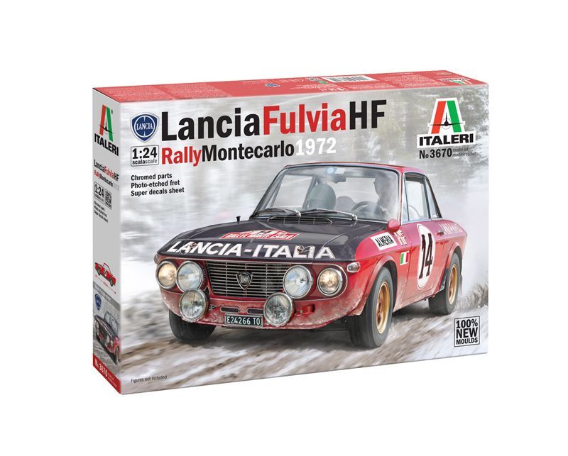 Italeri 3670 Lancia Fulvia HF Rally 1:24 Scale Plastic Model Kit