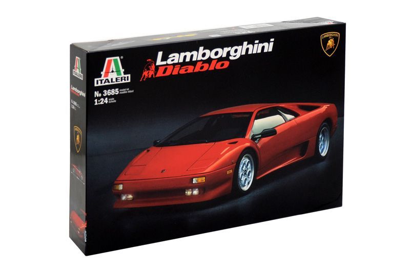 Italeri 3685 Lamborghini Diablo 1:24 Scale Plastic Model Kit