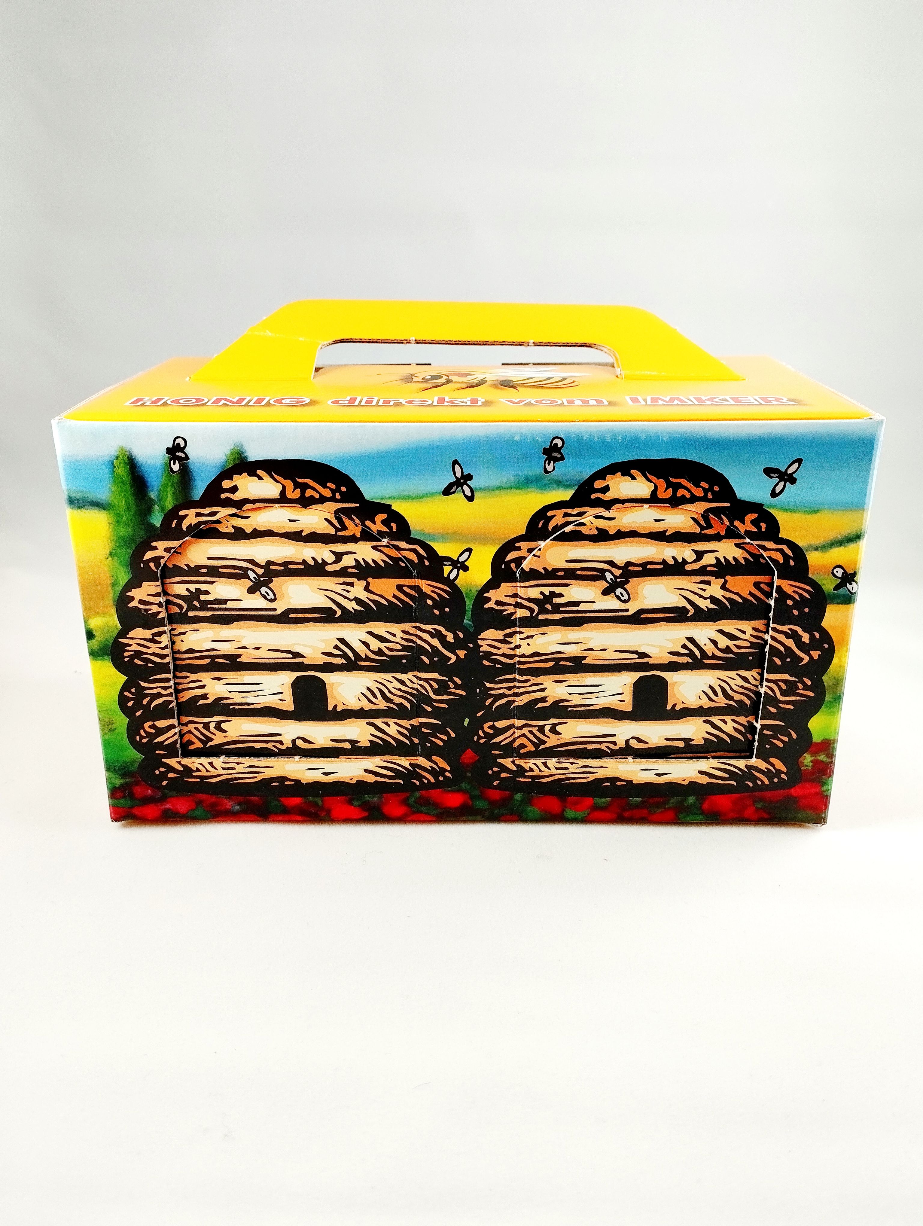 Geschenkkarton Bienenkorb