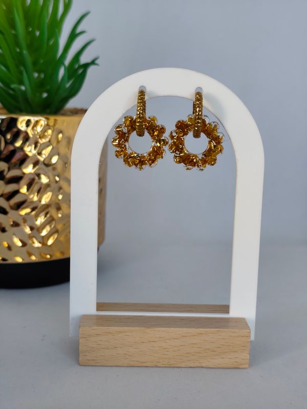 Couronnes - doré paillettes