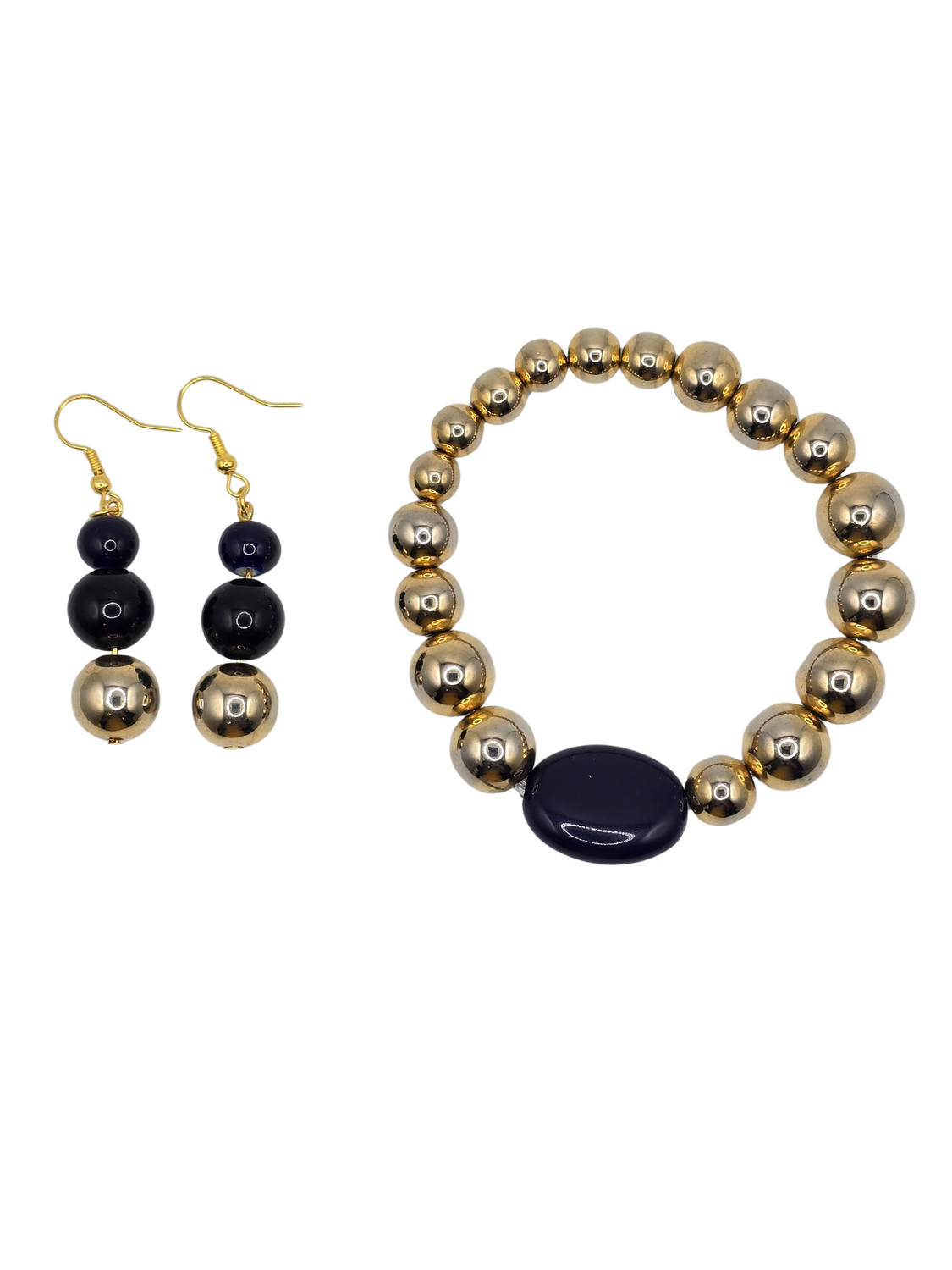Midnight &amp; Gold Harmony Jewelry Set