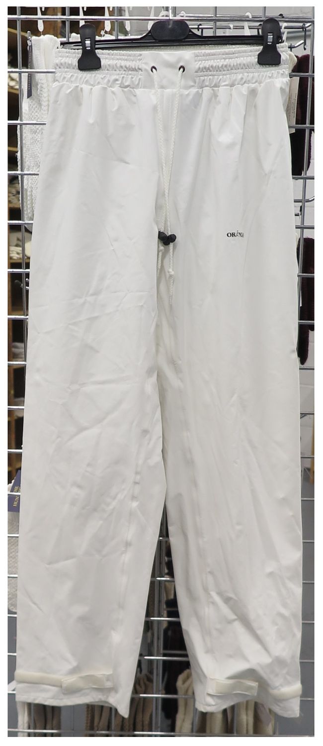White Waterproof Overtrousers- Small
