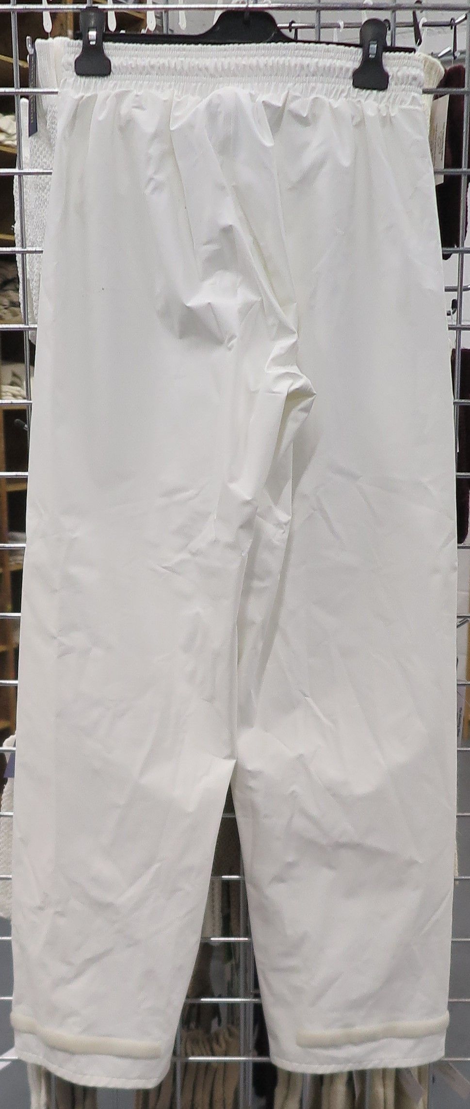 White Waterproof Overtrousers- Small