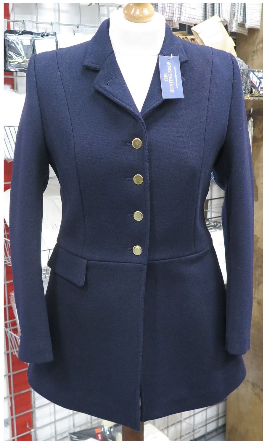 Ladies 36"- 42" Navy, Lady Gregory Hunt Coats (4 Button)
