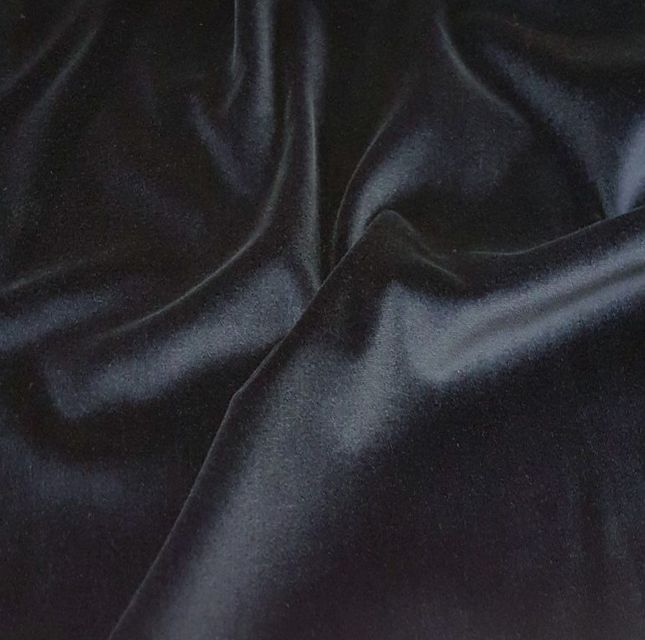 Navy Velvet Fabric