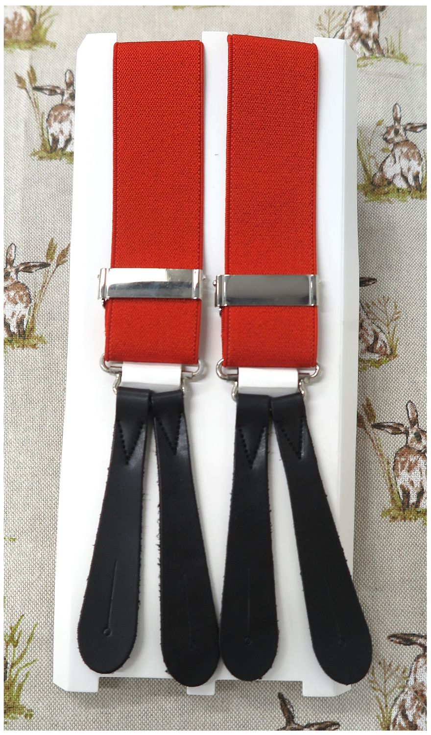 *Seconds* Red Braces for Buttons