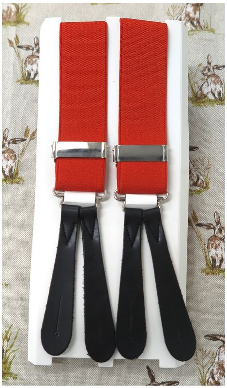 *Seconds* Red Braces for Buttons