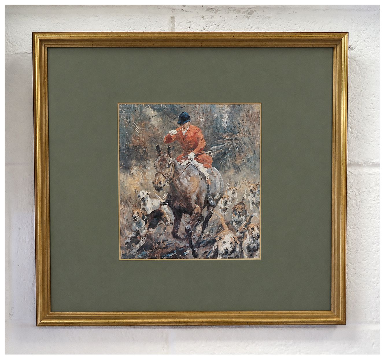 Framed Hunting Print