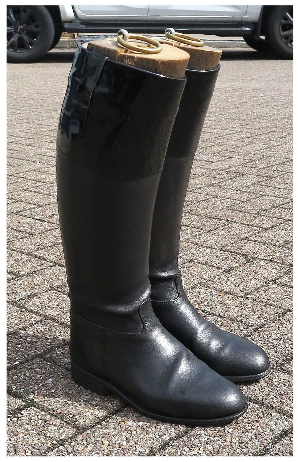 Size 6.5/7, Black Leather Boots