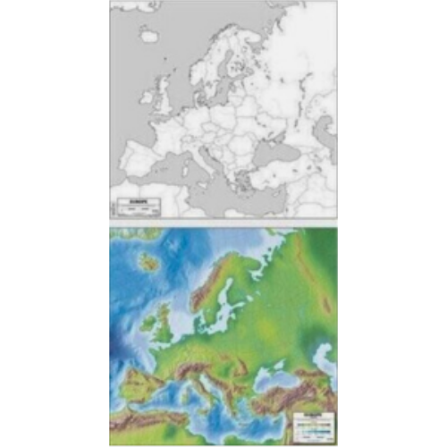 Europe Map 20x21 (Laminated) Europe Map 20x21 (Laminated)